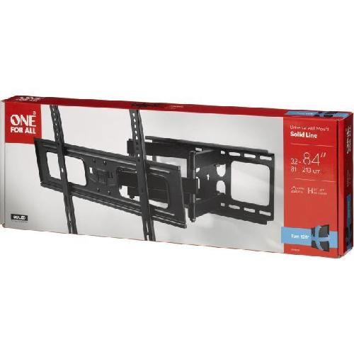 Fixation Tv - Support Tv - Support Mural Pour Tv ONE FOR ALL WM4661 Support mural inclinable et orientable pour écran de 81 a 229 cm (32 a 90) - Poids max : 60kg