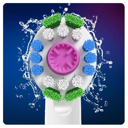 Brossette Oral-B 3D White - Lot de 3 tetes de rechange pour brosse a dents electrique avec technologie CleanMaximiser