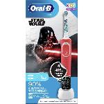 Brosse A Dents Electrique Oral-B Kids Brosse a Dents Electrique Rechargeable avec 1 Manche et 1 Brossette. 3 ans et plus. Brossage douceur. Star Wars