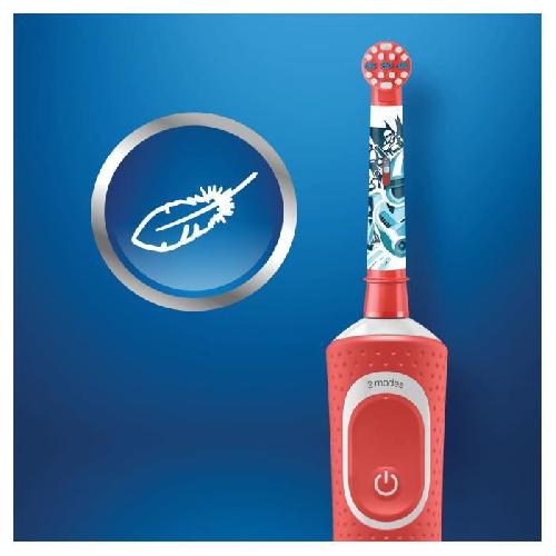 Brosse A Dents Electrique Oral-B Kids Brosse a Dents Electrique Rechargeable avec 1 Manche et 1 Brossette. 3 ans et plus. Brossage douceur. Star Wars
