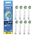 Brossette Oral-B Precision Clean Brossettes de Rechange Clean Maximiser. pour Brosse a Dents Electrique. Pack de 8