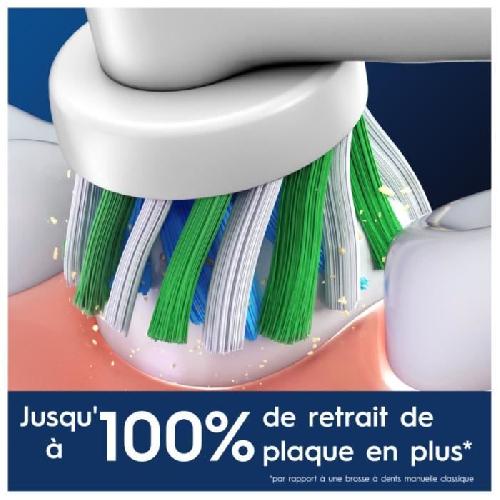 Brossette Oral-B Pro Cross Action Brossettes Pour Brosse a Dents. Pack De 3 Unités