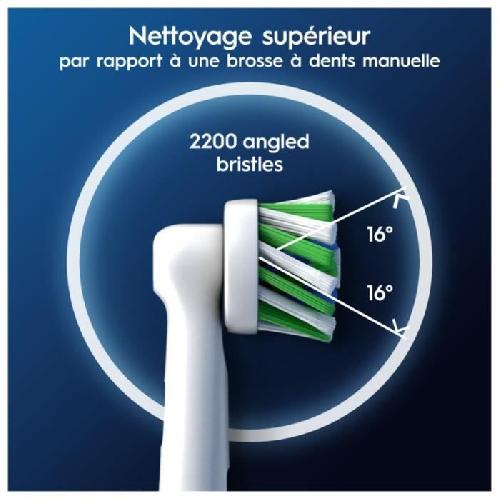 Brossette Oral-B Pro Cross Action Brossettes Pour Brosse a Dents. Pack De 3 Unités