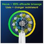 Brossette Oral-B Pro Cross Action Brossettes Pour Brosse a Dents. Pack De 3 Unités