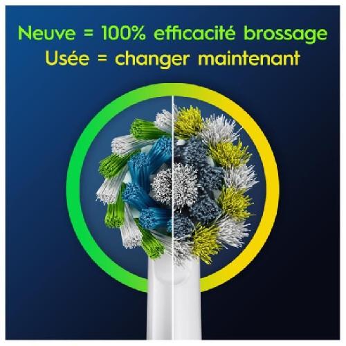 Brossette Oral-B Pro Cross Action Brossettes Pour Brosse a Dents. Pack De 3 Unités