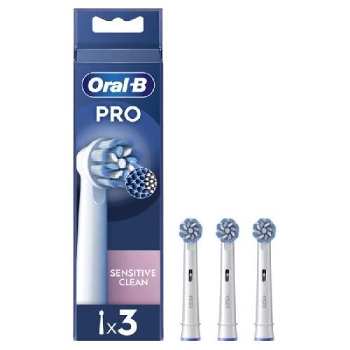 Brossette Oral-B Pro Sensitive Clean Brossettes Pour Brosse a Dents. Pack De 3 Unités