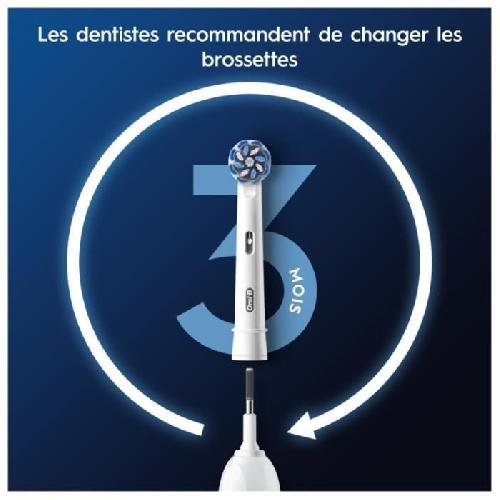 Brossette Oral-B Pro Sensitive Clean Brossettes Pour Brosse a Dents. Pack De 3 Unités