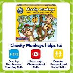 Jeu De Societe - Jeu De Plateau Orchard Toys Cheeky Monkeys a Luck Game