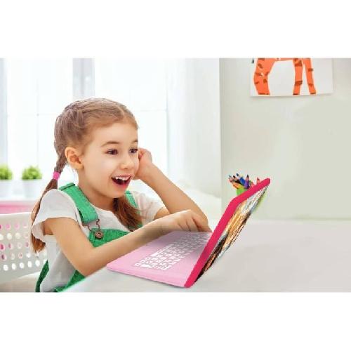 Ordinateur Enfant Ordinateur educatif bilingue Barbie - LEXIBOOK - 124 Activites - Enfant - Rose et blanc