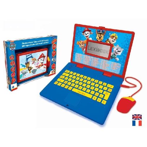 Ordinateur Enfant Ordinateur Educatif Bilingue Pat' Patrouille - LEXIBOOK - 124 activités