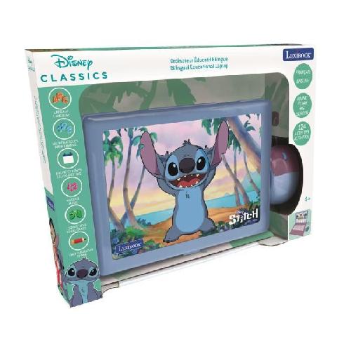 Ordinateur Enfant Ordinateur éducatif bilingue STITCH ? 124 activités (Français-Anglais)