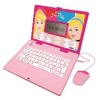 Ordinateur Enfant Ordinateur Educatif Bilingue Disney Princesses - LEXIBOOK - 124 activites