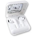 Casque - Ecouteur - Oreillette OREILLETTES STEREO BLUETOOTH BLANC - INOVALLEY - CO15-MIRROR-W