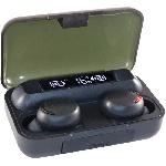 Casque - Ecouteur - Oreillette OREILLETTES STEREO BLUETOOTH ET POWER BANK NOIR - INOVALLEY - CO15-BTH-B