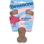 Os a mâcher pour chiots - BENEBONE - Puppy WISHBONE S - Nylon - Saveur bacon 100% véritable