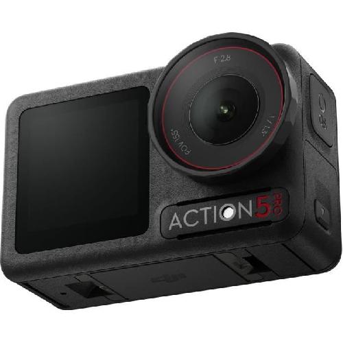 Camera Sport - Camera Frontale Osmo Action 5 Adventure Combo - DJI - CMOS 1-1.3 - Ecran tactile - UHD 4K120. 2.7K120. 1080p240 - 12 Mpx - Bluetooth 5.0 - Wifi