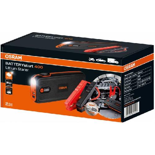 Booster De Batterie - Station De Demarrage OSRAM - Booster au lithium - BATTERYstart 400 12V