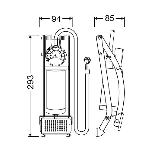 Pompe A Pied Osram Pompe a Pied a Manometre Homologue