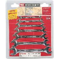 Outil A Main Coffret de 7 Clés a Fourches FACOM - 44.J7PB - 14 ouvertures de 6 a 19mm