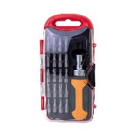 Outil A Main Coffret tournevis cliquet + 20 embouts