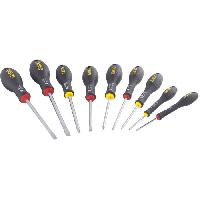 Outil A Main Jeu de 10 Tournevis - STANLEY FATMAX - FMHT65439-0 - Electricien + Mecanicien + Phillips + Testeur