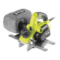 Outil A Main RYOBI - Rabot 750 W - largeur 82 mm - profondeur 2 mm - feuillure de 0-12 mm + 2 fers réversibles. 2 guides paralleles - EPN7582NHG