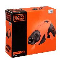 Outil A Main Tournevis Electrique BLACK+DECKER - Lampe LED Intégrée - Embouts de Vissage PZ - Marron