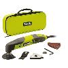 Outil Multifonctions RYOBI - Multitool 200W - 10 000-20 000 osc-min - oscillation 3o - Livre en sac avec 2 lames. 1 plateau poncage et abrasifs - RMT200-S