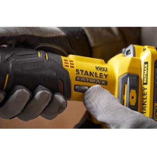 Outil Multifonctions Outil Oscillatoire Brushless - STANLEY FATMAX V20 - SFMCE510B-XJ - Lithium 18V - Sans Batterie