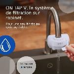 Pack 1 Filtre a eau - BRITA - ON TAP V - 600 L d'eau filtrée / 4 mois - Compatible systeme de filtration sur robinet ON TAP V