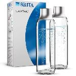 Gazeificateur - Machine A Sodas Pack 2 bouteilles BRITA - Pour machine SodaTRIO - Capacite 1L - Verre