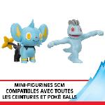 Figurine Miniature - Personnage Miniature Pack 6 Figurines Pokémon - BANDAI - JW3614 - 5 cm - Combats Pokémon