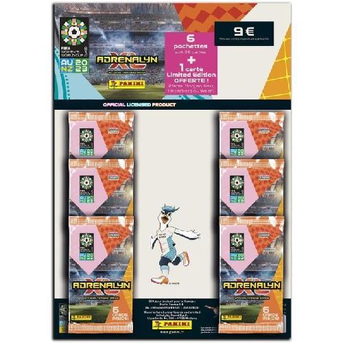 Jeu De Stickers Pack 6 pochettes + 1 carte Coupe du monde de la FIFA 2023? TCG ADRENALYN - PANINI