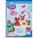 Figurine Miniature - Personnage Miniature Pack a theme 3 Pets - BANDAI - Littlest Pet Shop Camping - Animaux et accessoires