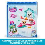 Figurine Miniature - Personnage Miniature Pack a theme 3 Pets - BANDAI - Littlest Pet Shop Neige - Animaux et accessoires