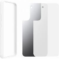Pack Accessoires Coque avec cadran renforce G S22+ Blanc pour Samsung Galaxy S22+