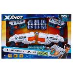 Pack Blasters - ZURU - Combo Pack 2 Kickback + 2 Reflex 6 - Blasters puissants avec tir a 27 metres et canon rotatif