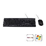 Pack Clavier - Souris Pack Clavier Souris - BLUESTORK - PACK FIRST II - Filaire - Noir