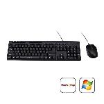 Pack Clavier - Souris Pack Clavier Souris - BLUESTORK - PACK FIRST II - Filaire - Noir