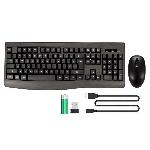 Pack Clavier - Souris Pack Clavier Souris - BLUESTORK - PACK OFFICE RECHARGEABLE - Sans Fil - Noir