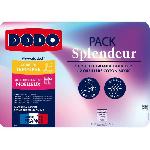 Couette Pack couette 220 x 240 cm + 2 oreillers 60 x 60 cm - Splendeur - Garnissage 100 Polyester FCS 300 g-m2 - Blanc - DODO