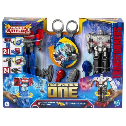 Figurine Miniature - Personnage Miniature Pack de 2 figurines Optimus Prime -Orion Pax- et Megatron -D-16- de 11 cm. jouets des 6 ans. Transformers One Robot Battlers