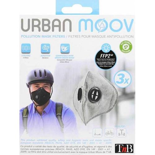 Lunettes De Conduite - Masque Pack De 3 Filtres Pour Masque Anti-Pollution URBAN MOOV