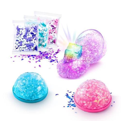 Jeu De Pate Polymere Pack de 3 Slime cosmique lumineux - So Slime - SSC 213 - Canal Toys