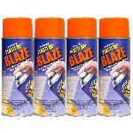 Pack de 4 aerosols de Film Blaze Orange fluo - 4x400 ml