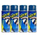 Pack de 4 aerosols de Film Bleu Mat - 4x400 ml