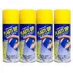 Pack de 4 aerosols de Film Jaune Mat - 4x400 ml