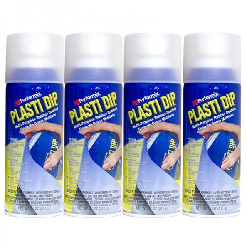 Pack de 4 aerosols de Vernis transparent Mat - 4x400 ml