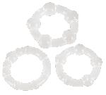 Anneaux et cockrings Pack de cockring Get Hard - Transparent