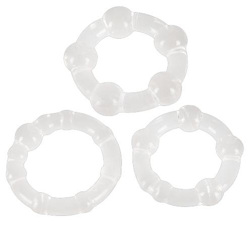 Anneaux et cockrings Pack de cockring Get Hard - Transparent